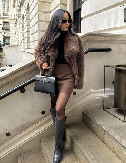 Mirala Faux Fur Coatt