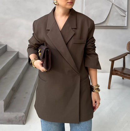The Office Edit - Asymmetric Blazer